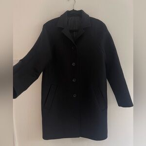 COS Navy 100% wool Coat